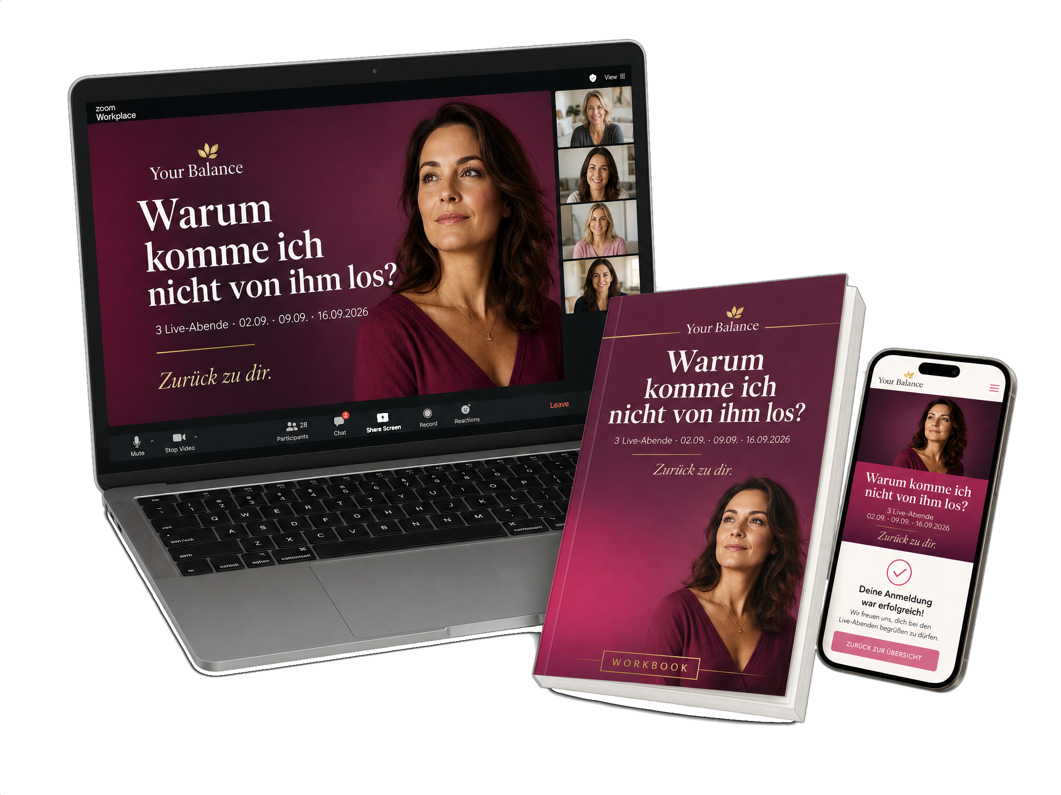 Live-Kurs: Warum komme ich nicht von ihm los? — 3 Live-Abende