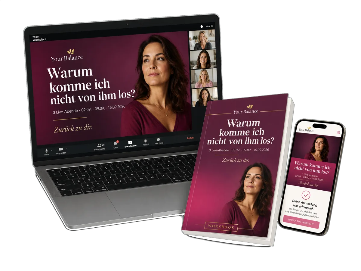 Live-Kurs: Warum komme ich nicht von ihm los? — 3 Live-Abende