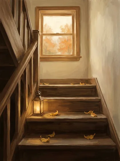 Die Treppe, der Raum für den September